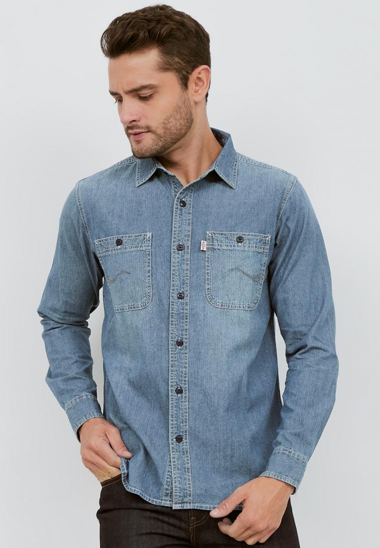 Jual Kemeja Lengan Panjang Used Jeans 