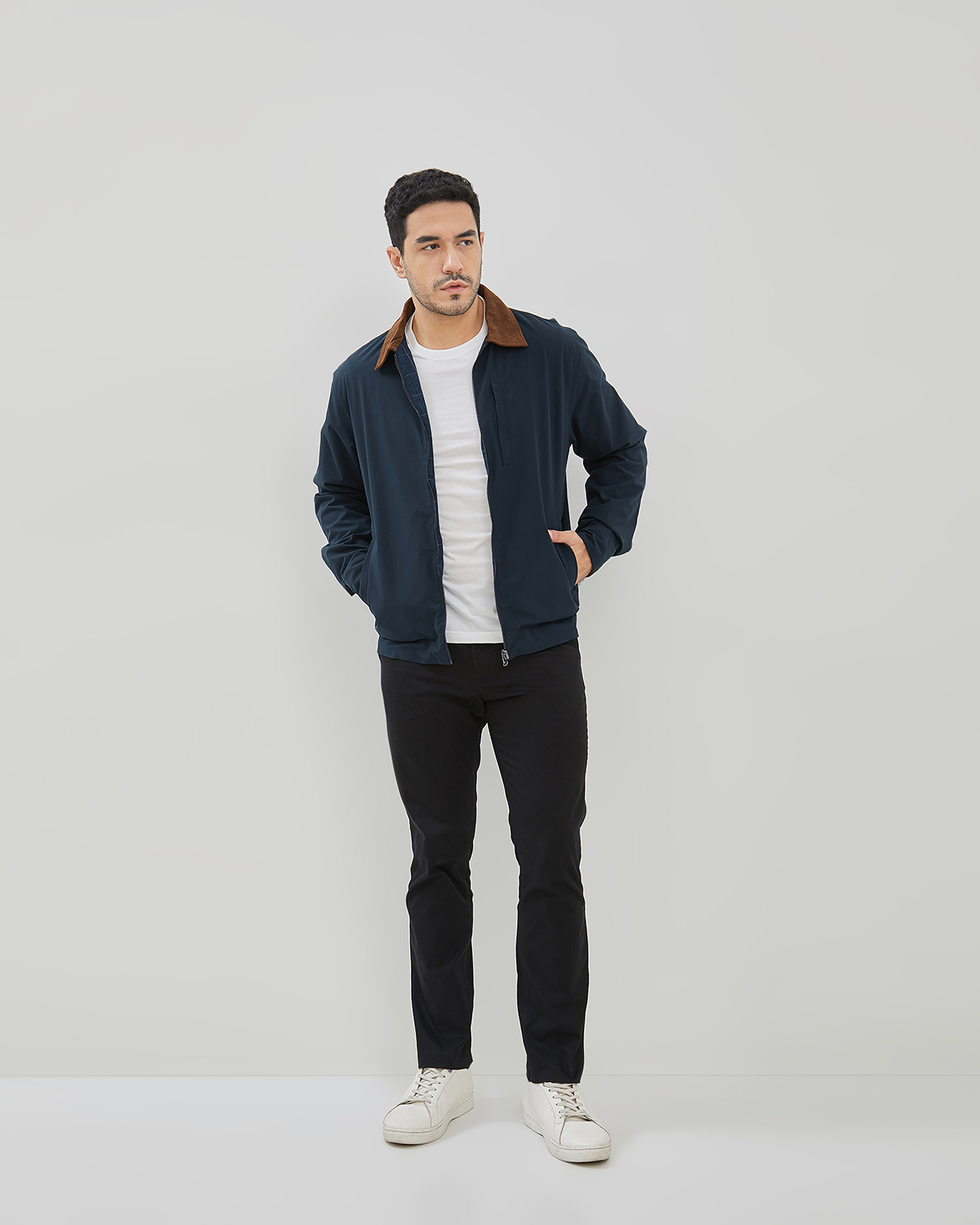 VALINO MEN'S BLUE WORK JACKET