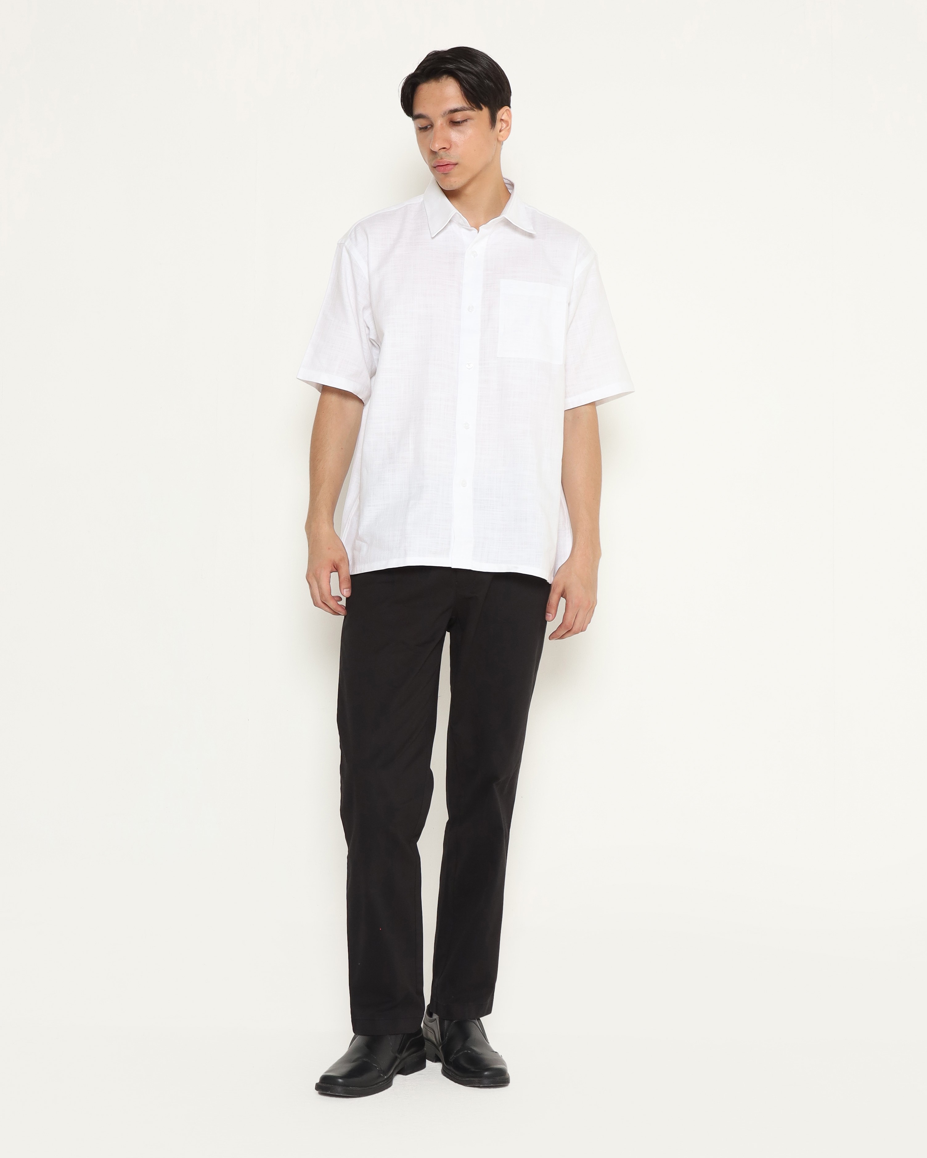 VALINO MEN'S BLACK CHINOS TROUSERSMEN'S BLACK CHINOS TROUSERS