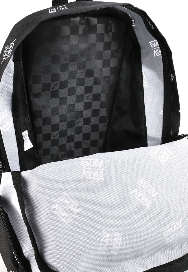 vans black backpack women's