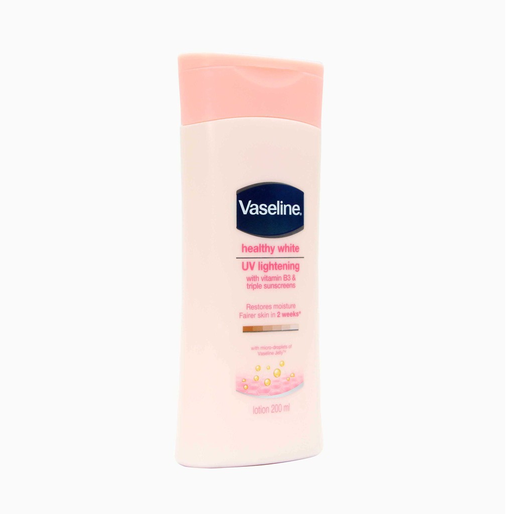 Vaseline Hand Body Lotion  Healthy White 200ml (116502)