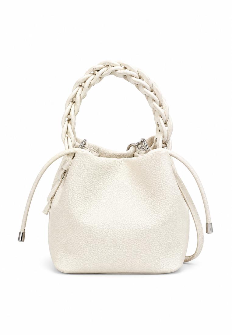 Vedlyn Fiora Tas selempang wanita serut model bucket bag - Beige