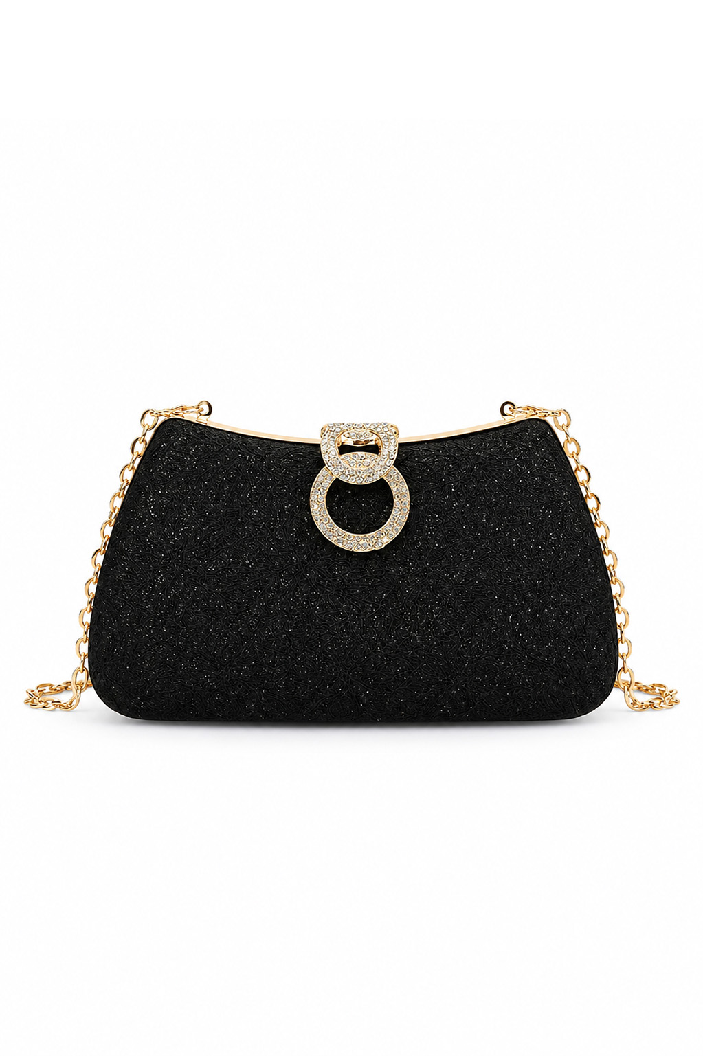 Vedlyn Lucelle Tas Clutch Pesta Wanita Elegan Premium – Black