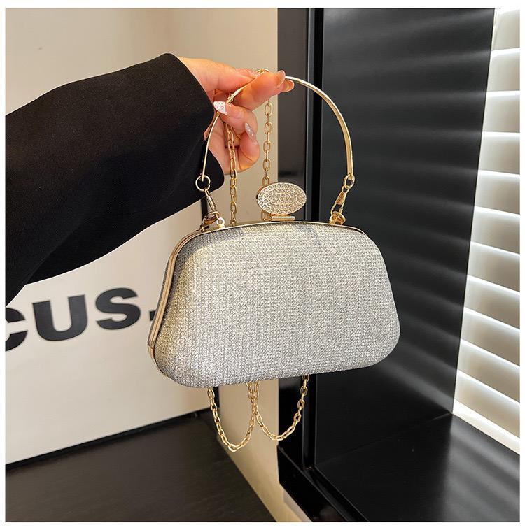 Vedlyn Thalina Tas Pesta Wanita Clutch Stylish Elegan – Silver