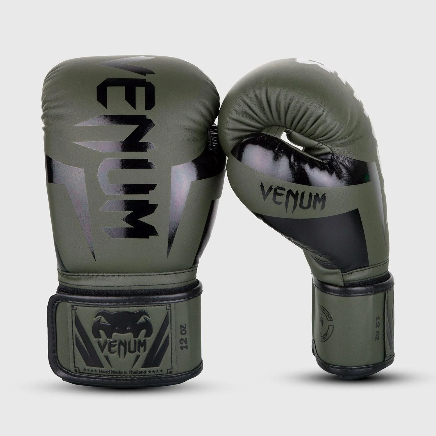 VENUM Sarung tinju Venum boxing glove Elite Khaki Black Original 12oz