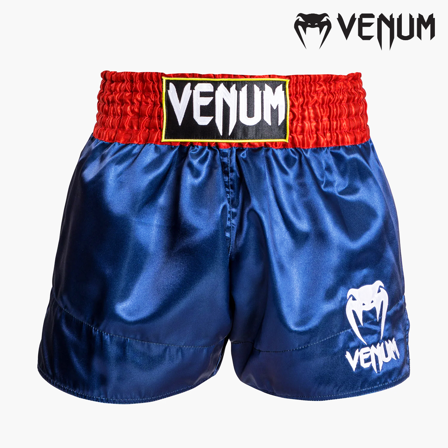 VENUM Celana Boxing Venum Classic Muay Thai Shorts Blue Red White