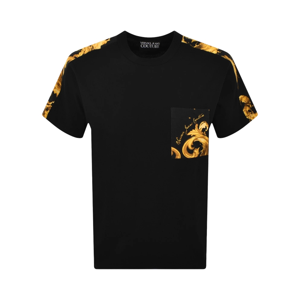 VERSACE Jeans Couture Wave T-Shirt Black