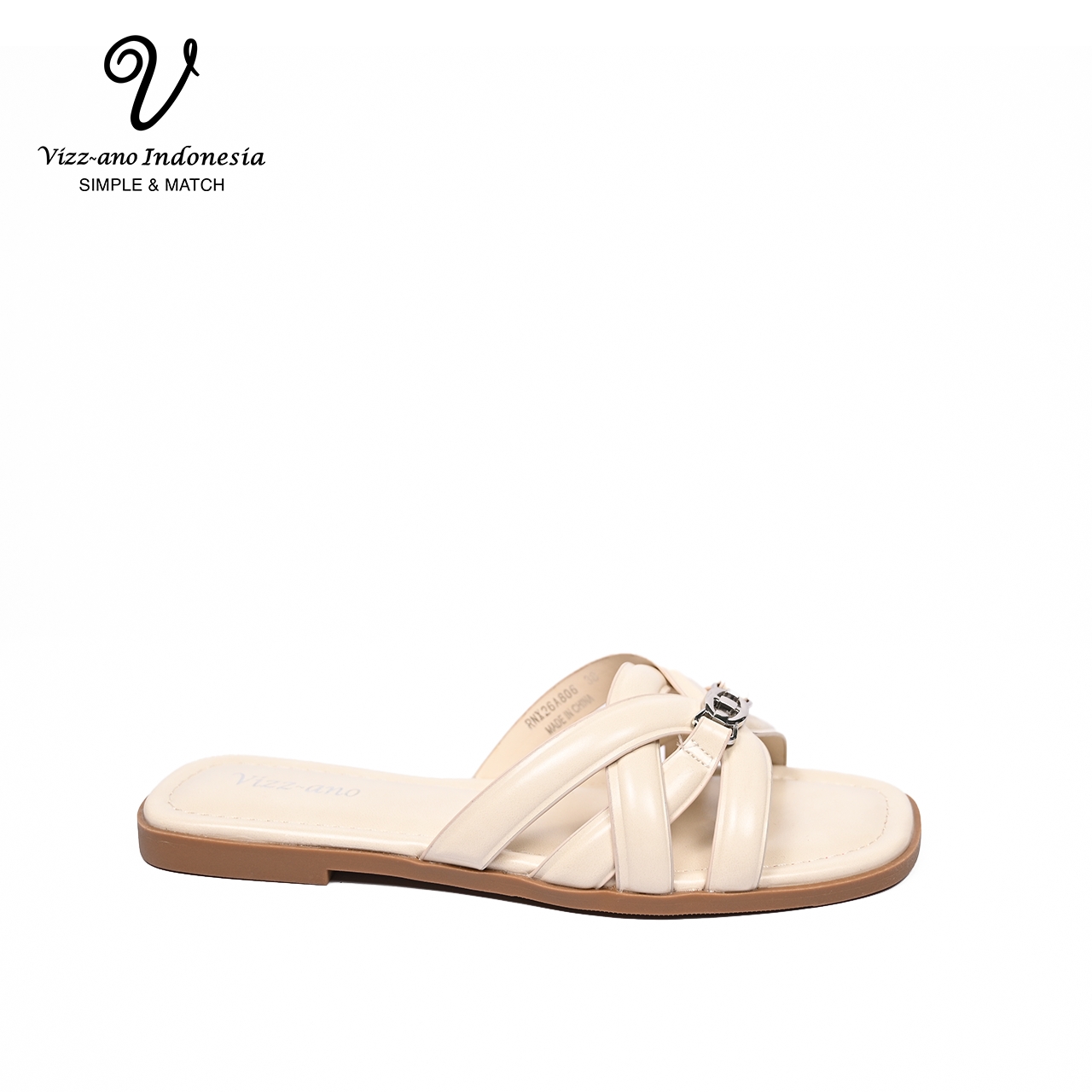Vizzano Shoes Sandal Flat Wanita Design Nadira