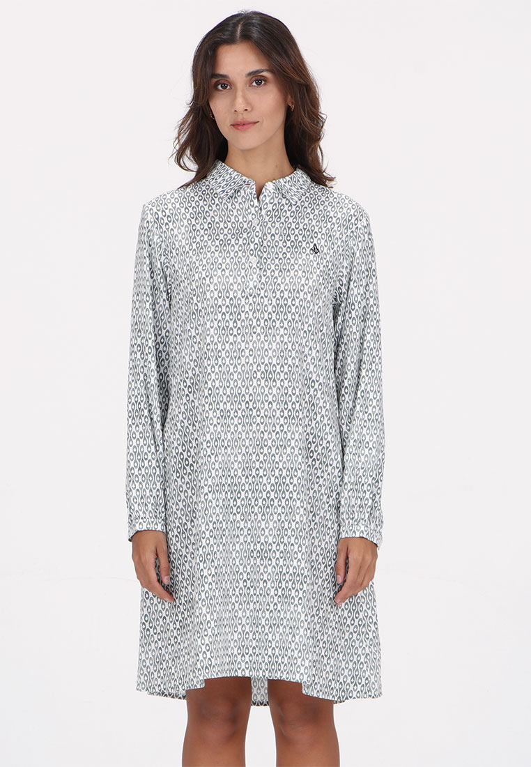 Volcom GDS STRUMMER DRESS WHITE
