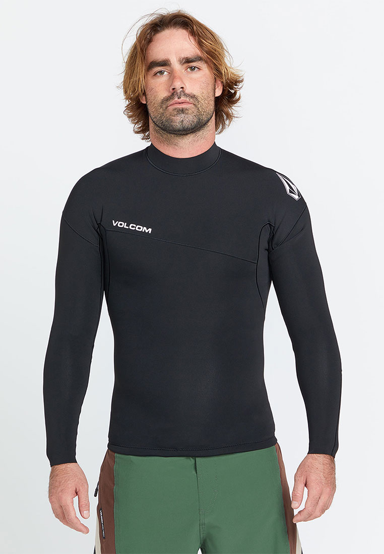 Volcom MWE 1.5MM PULL OVER JACKET LONG SLEEVE WETSUIT BLACK