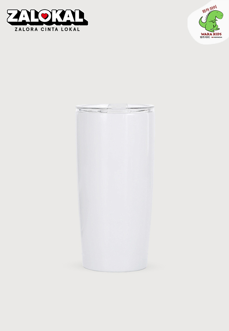 Wakakids Botol Minum Stainless Steel Termos Cup Gelas Mug Tumbler Mobil Simple 600ml K4010 Venrc Put
