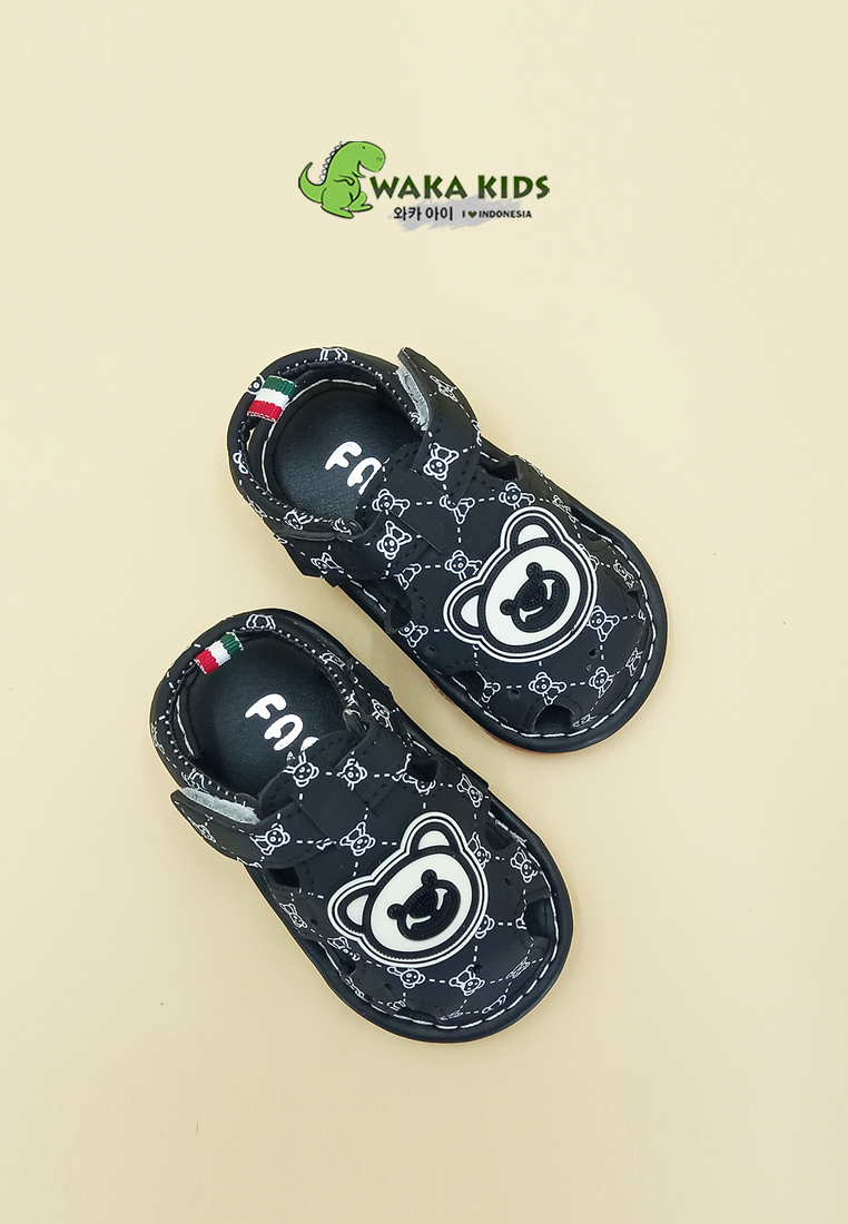 Wakakids Sepatu Sandal Bayi Prewalker Anak Laki Laki dan Perempuan Bunyi Cit Cit Full Bear Import Ve