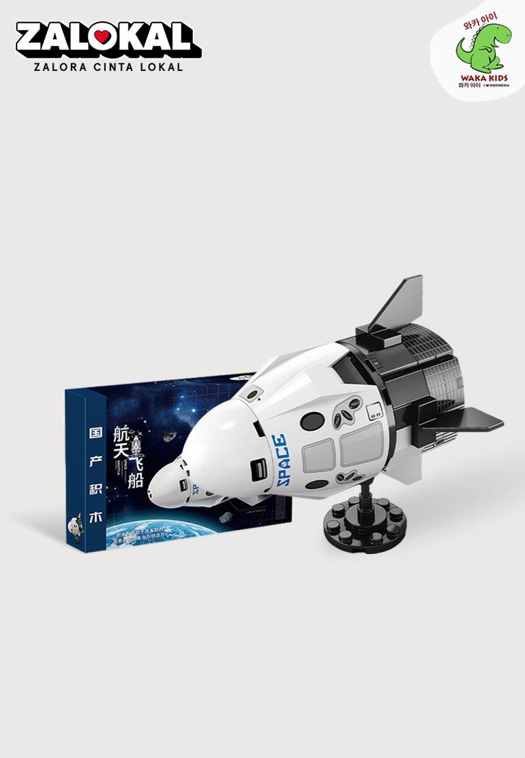 Wakakids Lego Brick Nano Block Luar Angkasa Model Rocket Space Shuttle Mainan Edukasi Anak 8897 Venr