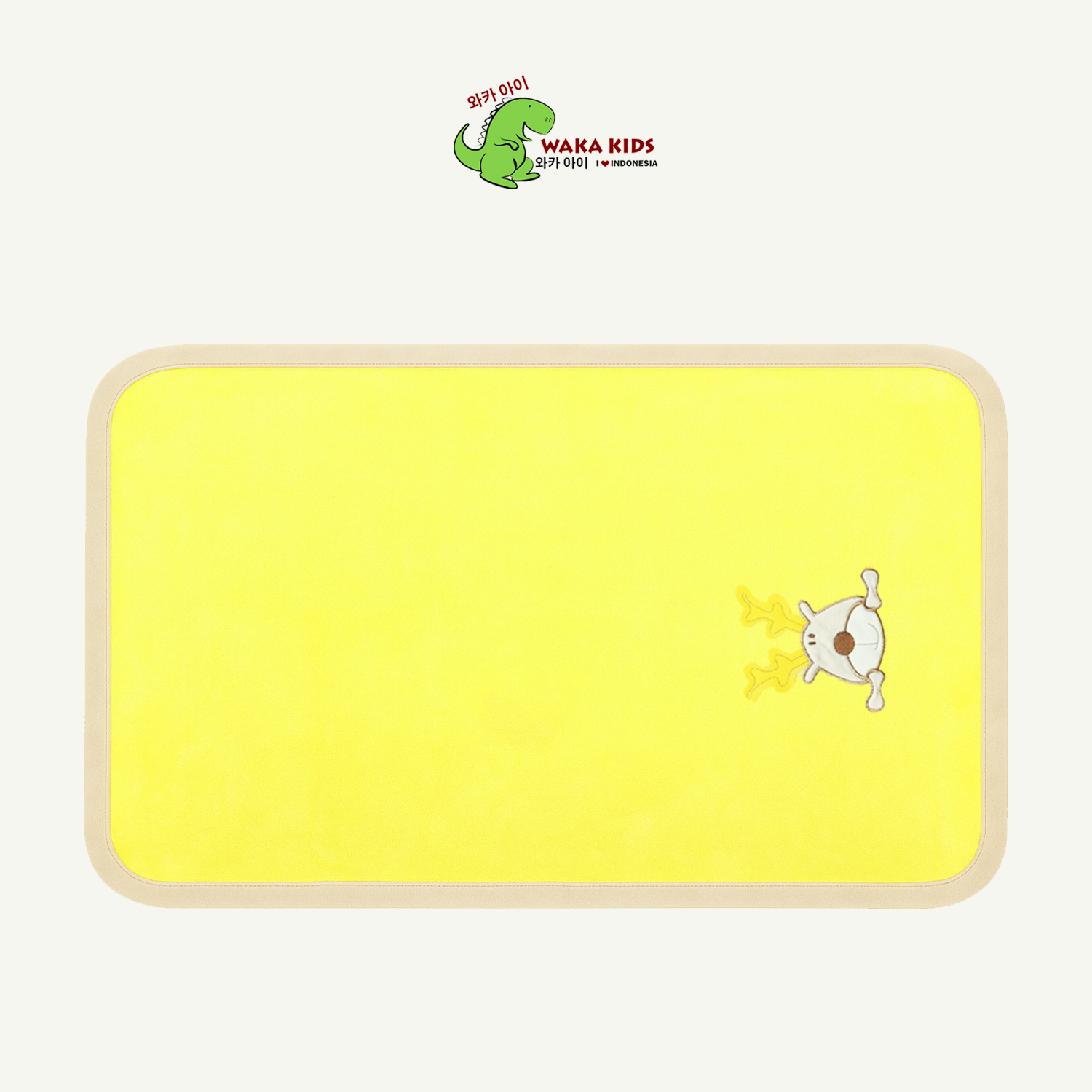 Wakakids Selimut Bayi Fleece Bulu Halus Baby Blanket Venrc Kuning