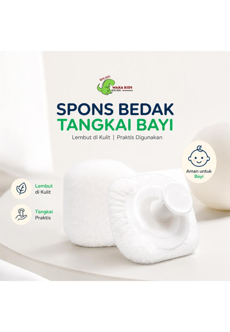 Wakakids Baby Powder Puff Sponge Spons Tepukan Bedak Bayi Venhs