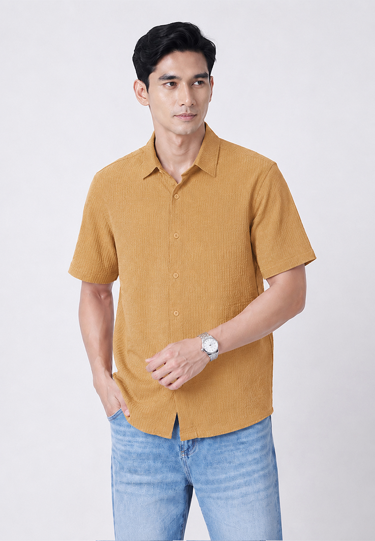 Watchout Kemeja Pria Lengan Pendek | Slim Fit | Jeans | JS502581119