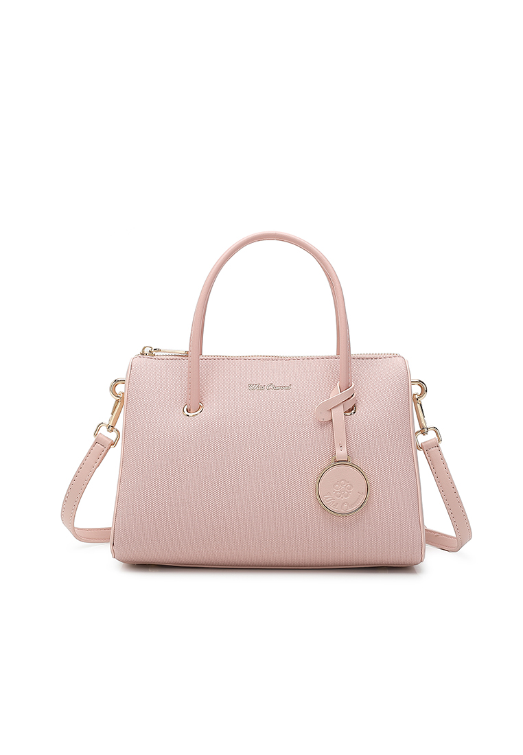 Wild Channel Women's Top Handle Bag / Sling Bag / Crossbody Bag (Tas Selempang / Tas Tangan) - Merah