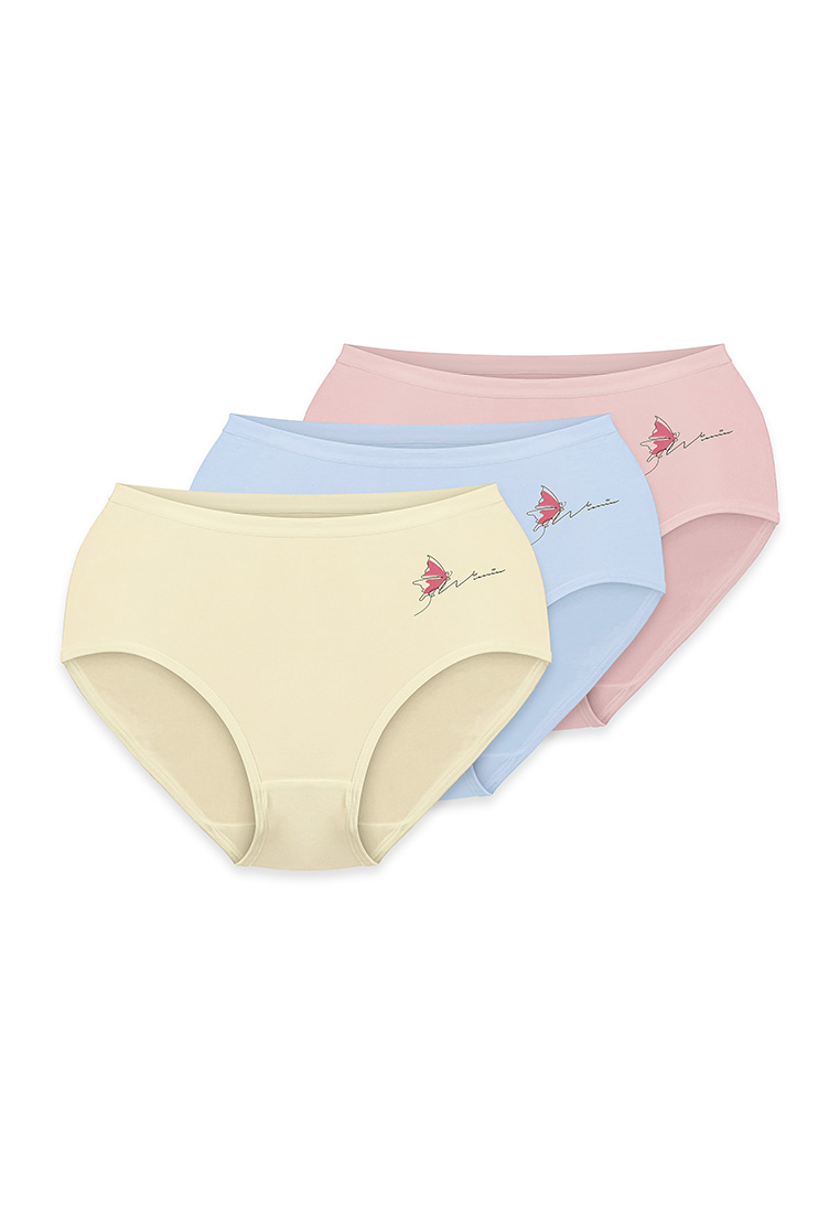 Wimiu 3PCS Celana Dalam Wanita Panty Wanita CD Wanita Cewek Underwear Wanita Sempak Wanita 300073