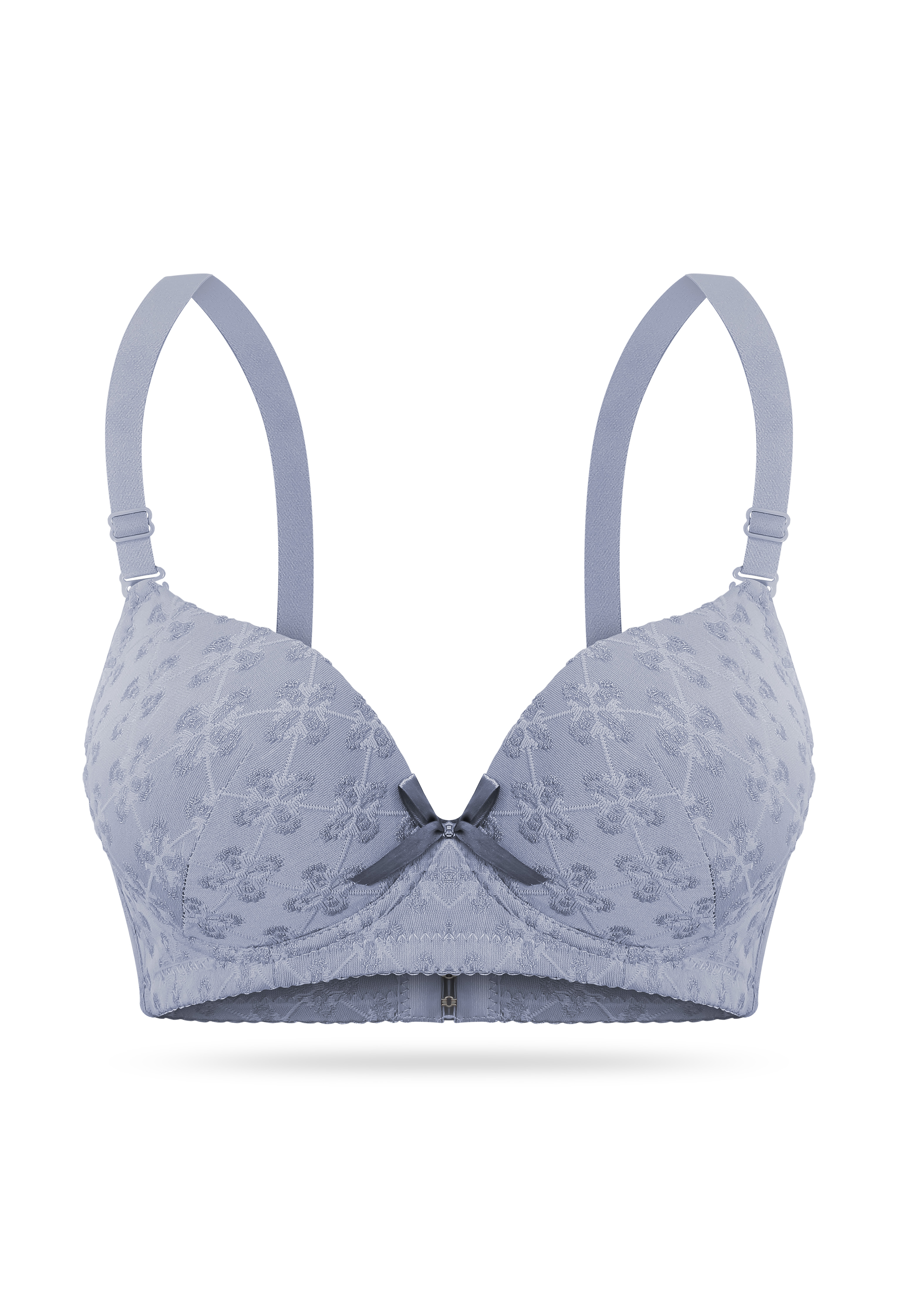 WIMIU BH Bra Kawat Motif Timbul Bunga Bra Kawat BH Pakaian Dalam Wanita 100160