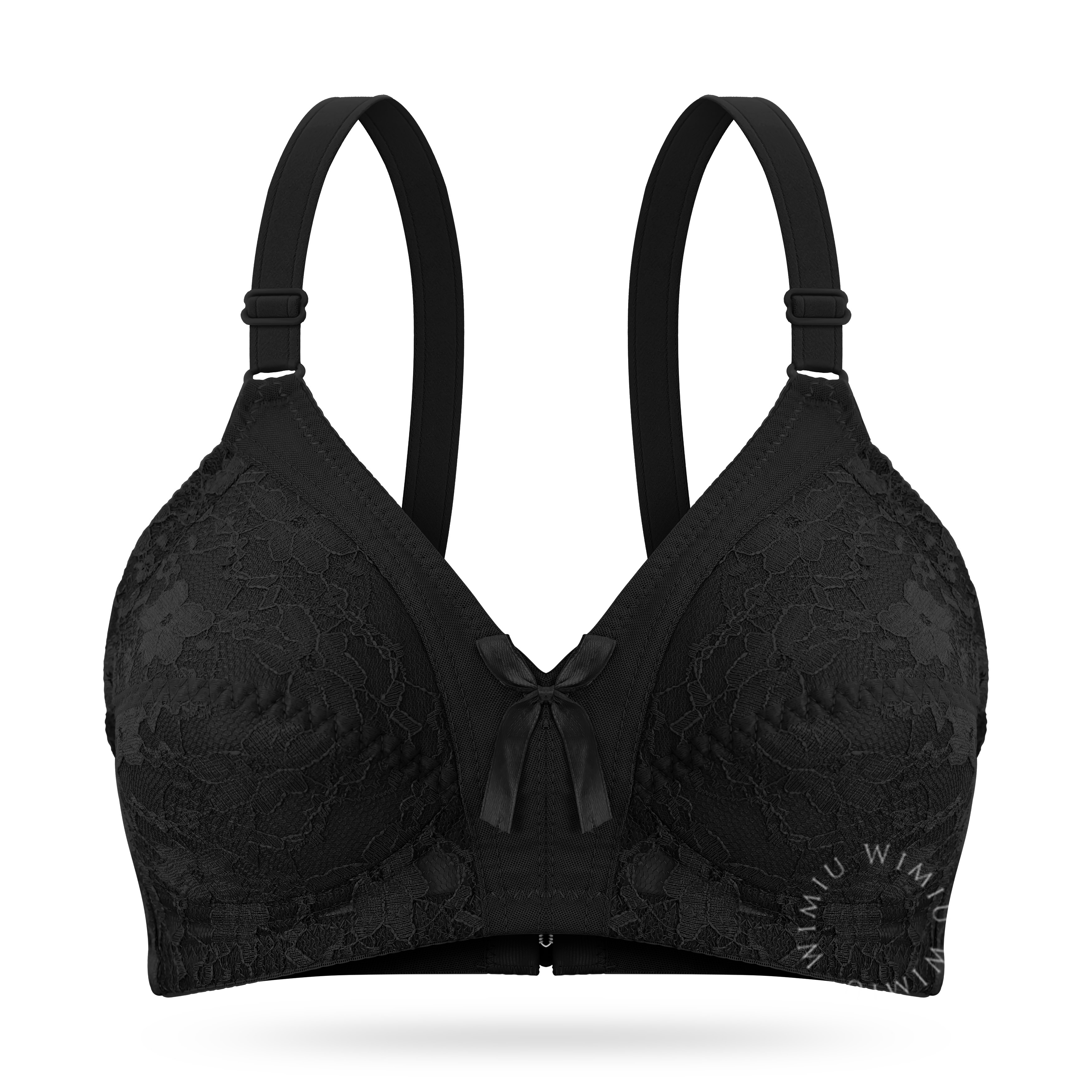 Wimiu BH Bra Wanita Cup C D Jumbo Tanpa Busa Tanpa Kawat Bra Beha 100171