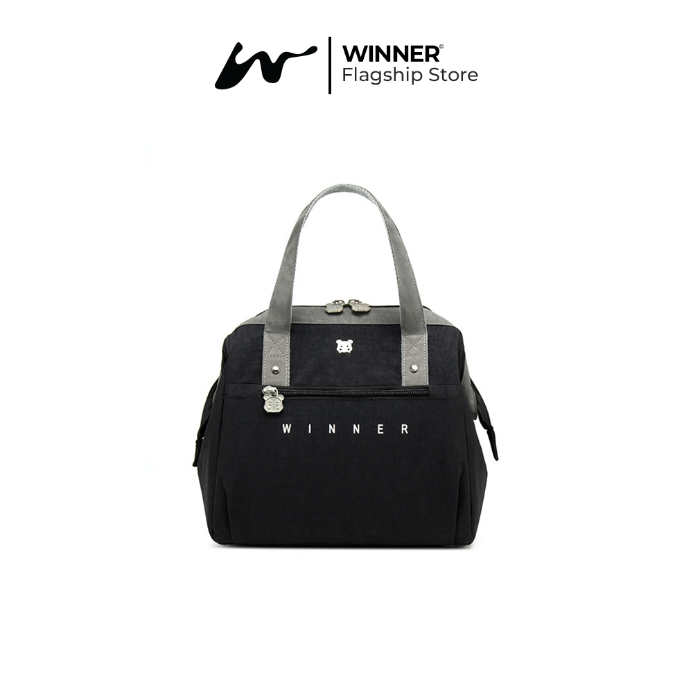 WINNER Tas Bekal Makan Tahan Panas Dingin Anti Air Makanan Bento Elegan Thermal Lunch Bag (T14-008) 