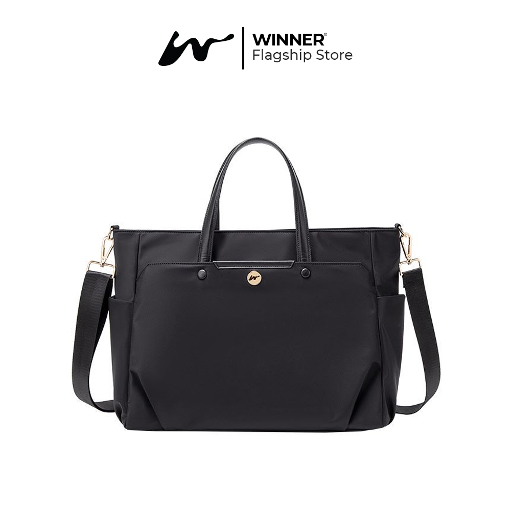 WINNER Tas Laptop 16 inch Bahu Selempang Nilon Oxford Anti-Air Wanita Korean Style Bag (T14-003) - W