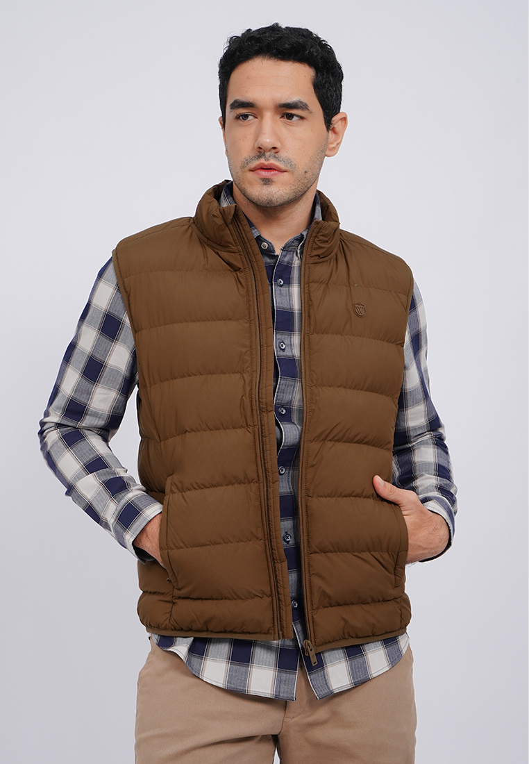 WOOD Zipped Ribstop Puffer Vest