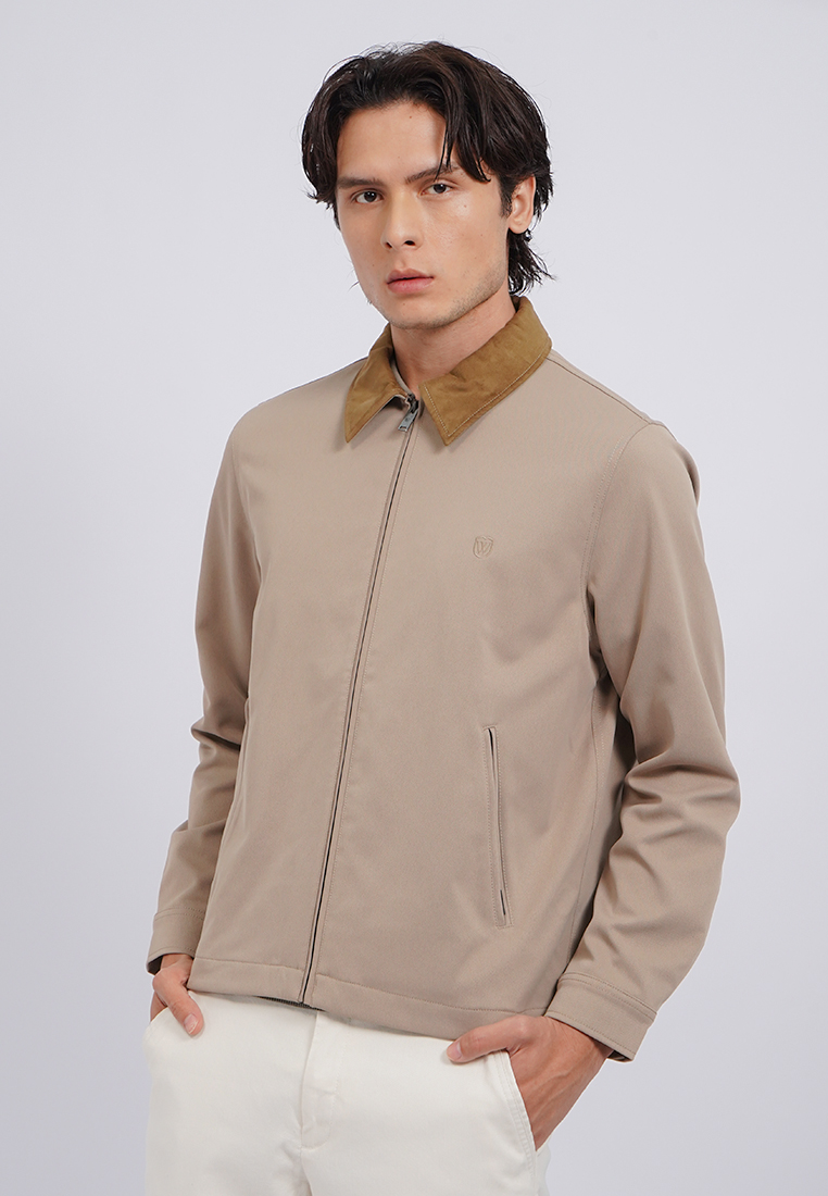 WOOD Suede Collar Work Jacket