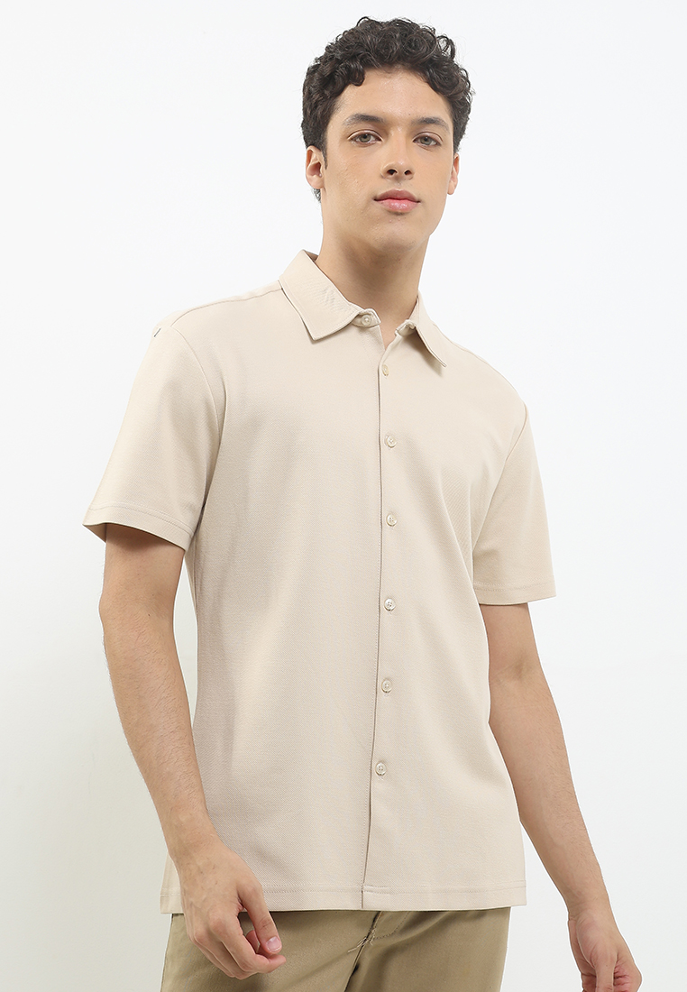 X-EIGHT Kemeja Knit Tekstur - Hendrilian Shirts