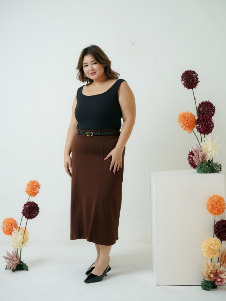 xtramiles Ladies skirt gwen skirt coffee coffee