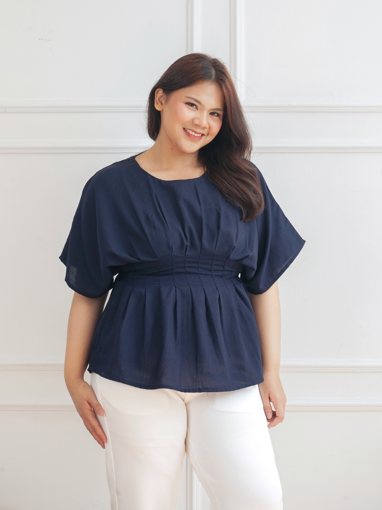 xtramiles Ladies shirt matilda blouse navy navy