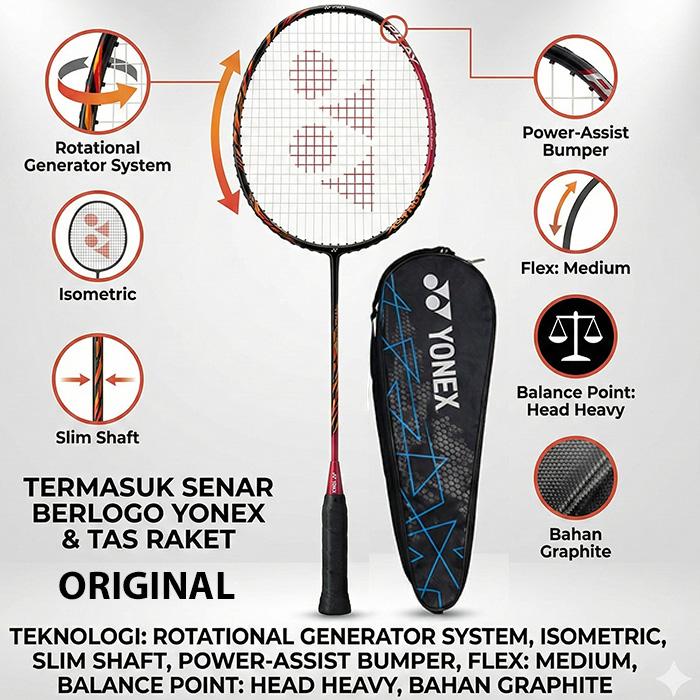 Yonex Raket Badminton ASTROX 99 PLAY Original Head Heavy Balance untuk Serangan Power Maksimal dan K