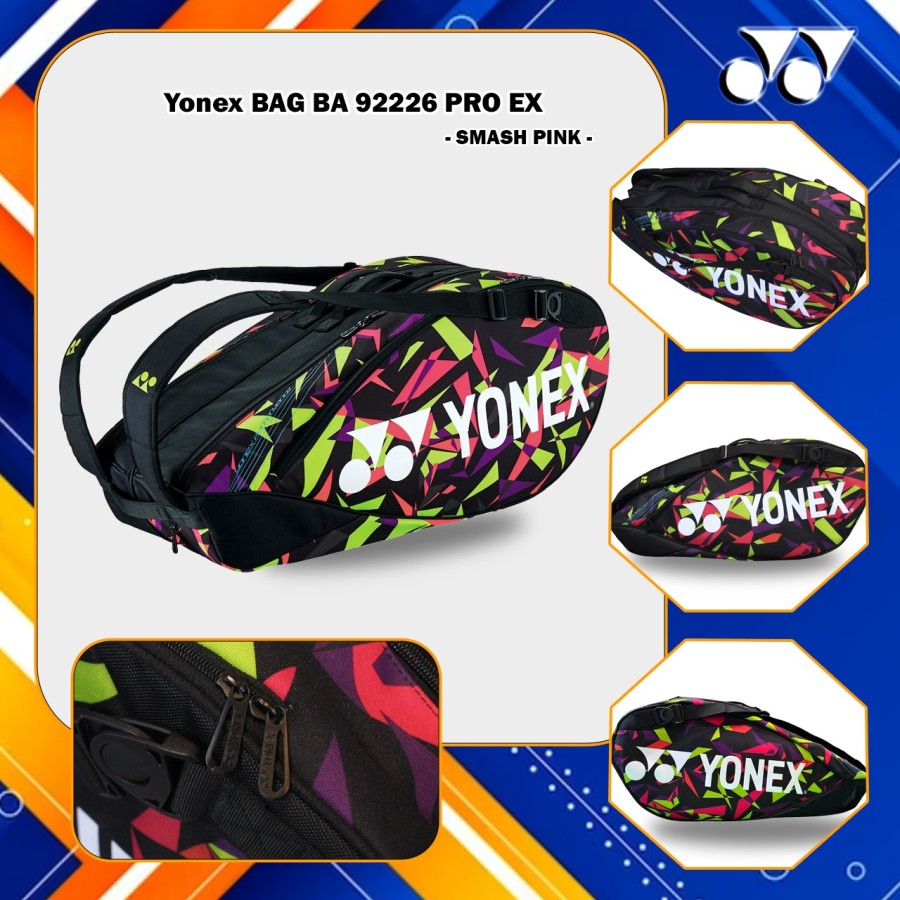 YONEX TAS BADMINTON PRO SERIES YONEX BA 92226 EX / BA92226EX PRO SMASH PINK
