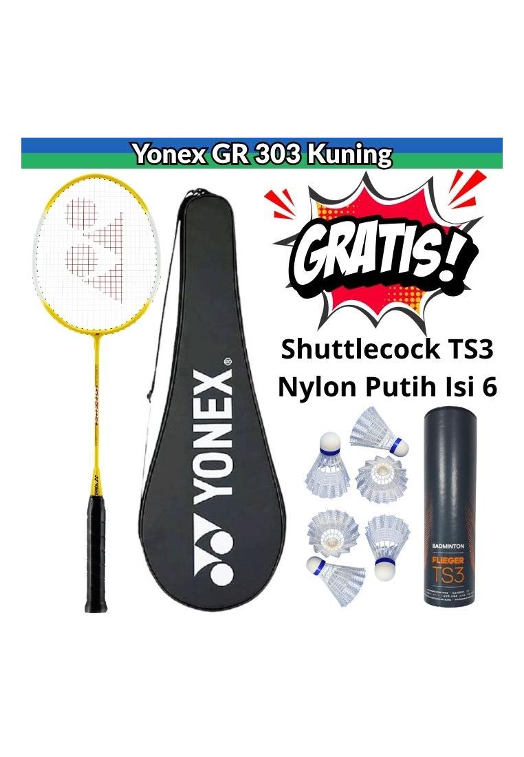 YONEX Raket Badminton / Bulutangkis Yonex Gr 303 Yellow 100% Original