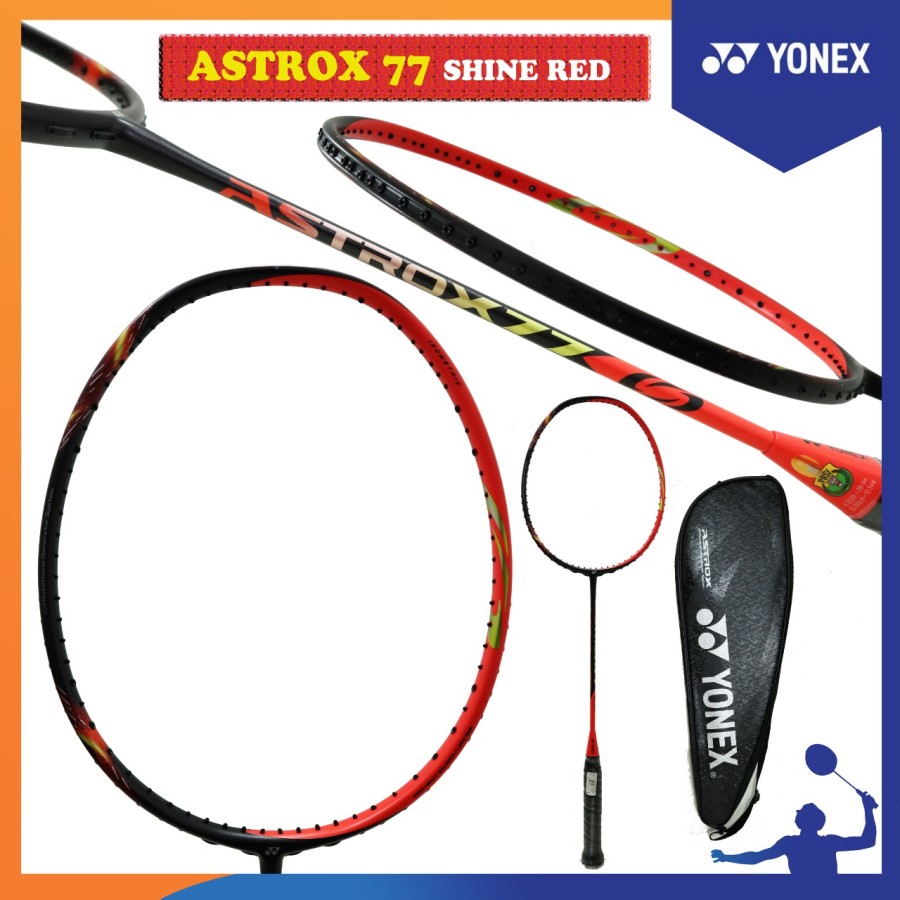 YONEX Raket Badmiton YONEX ASTROX 77 SHINE RED ORIGINAL