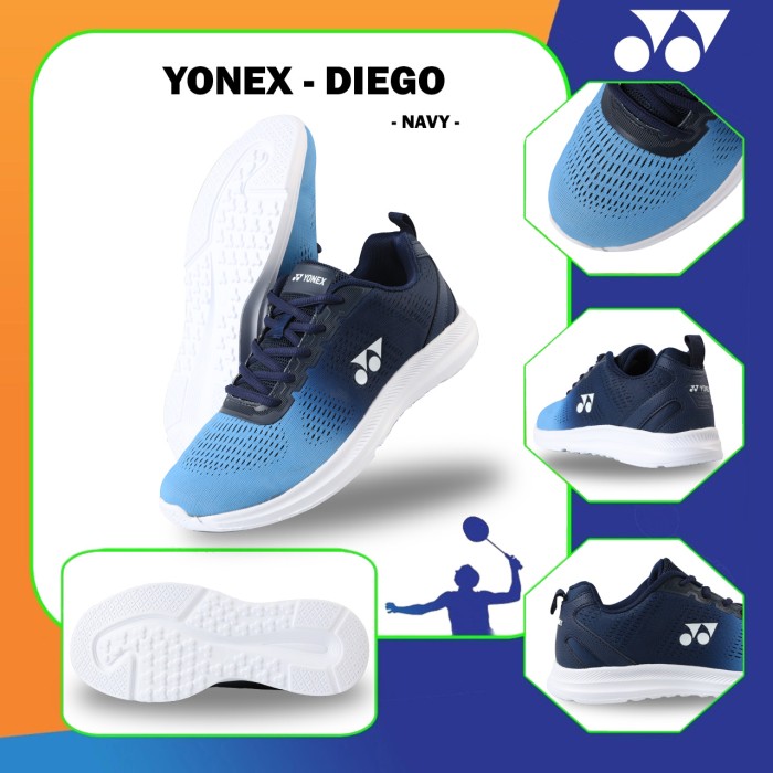 YONEX SEPATU LIFESTYLE TRU-SMART 5010 DIEGO-NAVY ORIGINAL