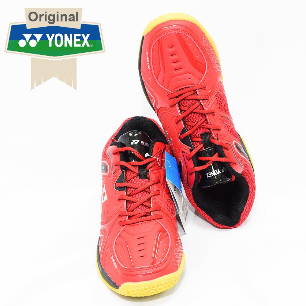 YONEX Sepatu Badminton Yonex Aero Comfort 3 Red / Black