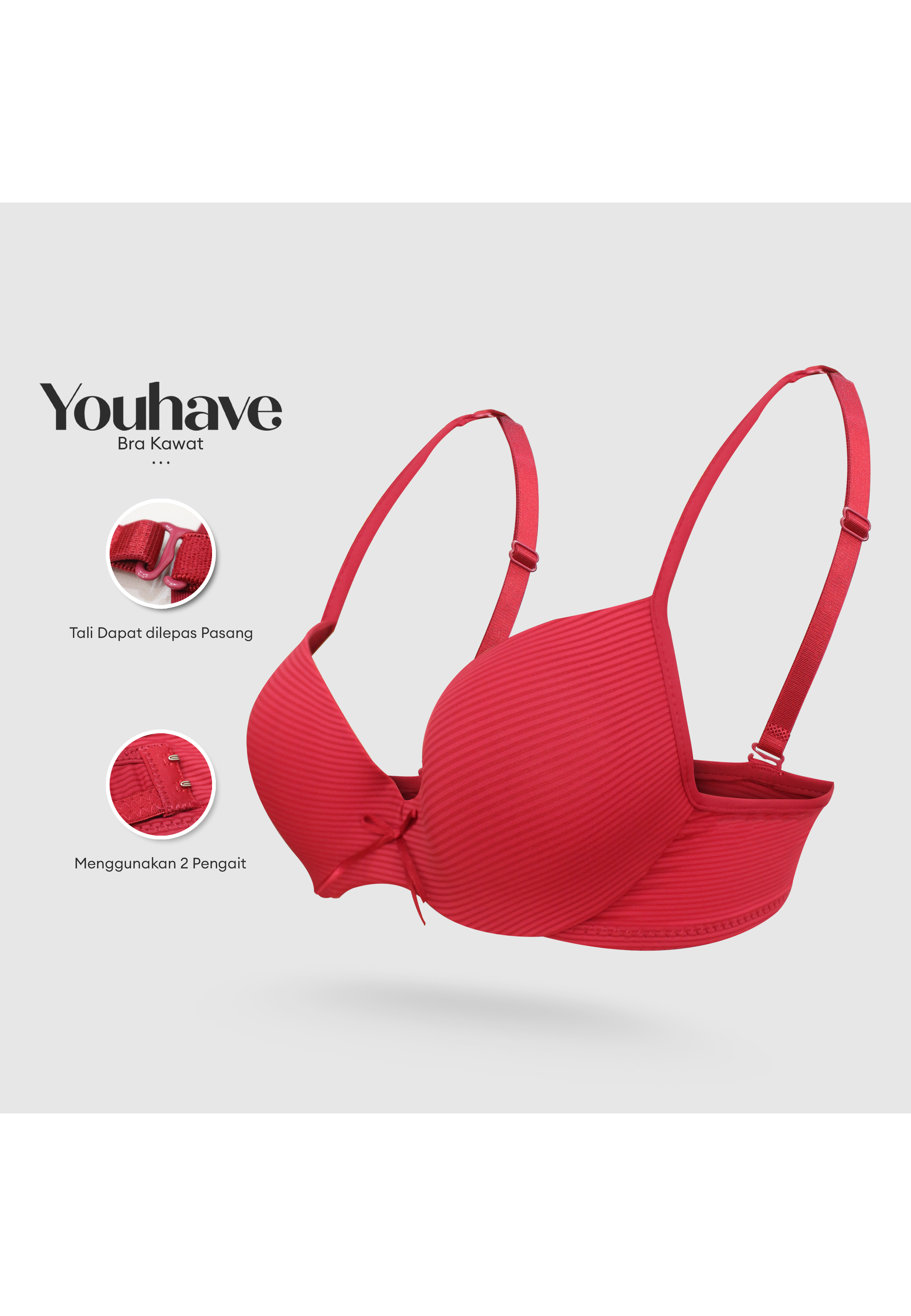 Youhave You’ve (YouHave) BH Bra BH Kawat Bra Kawat BH Wanita 1307
