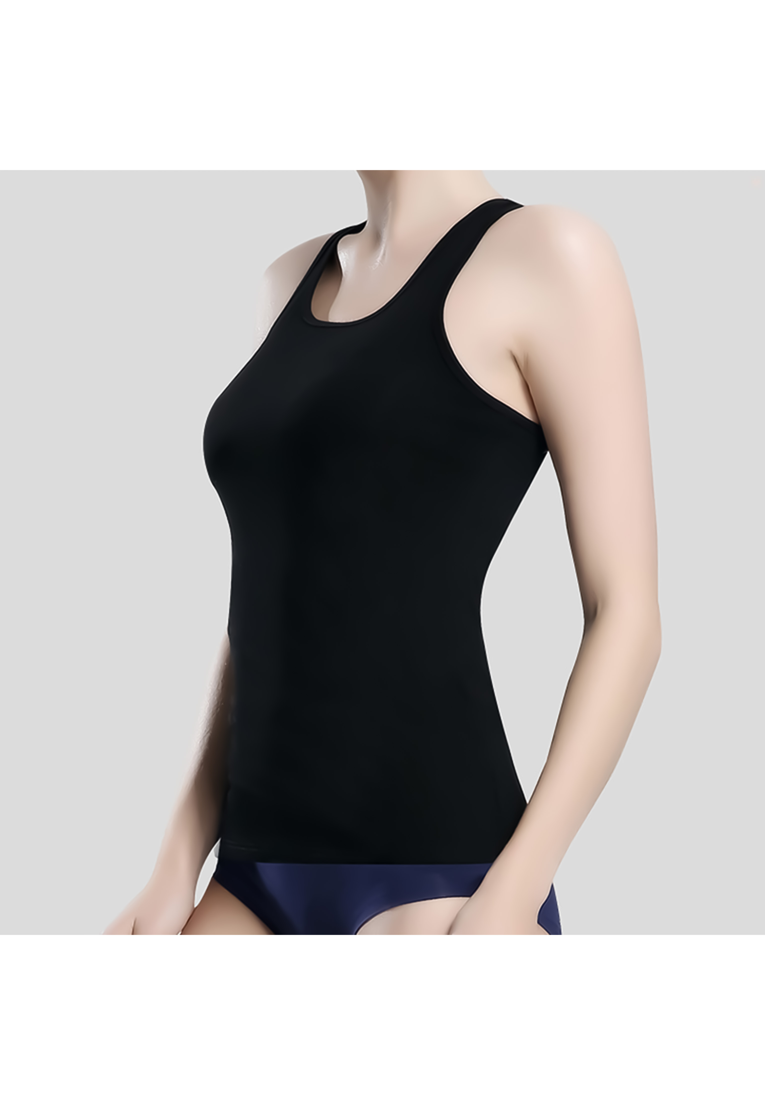 Youhave You’ve ( YouHave ) Tank Top  Tanktop Basic Singlet Tali Lebar Strap Square Neck Stretch Wani