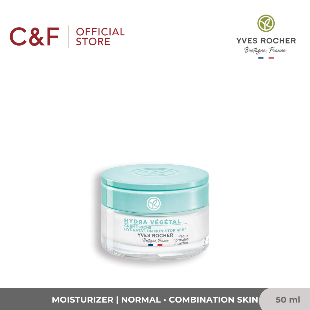 Yves Rocher Hydra Vegetal 48H Non-Stop Moisturizing Gel Cream 50 ml | Moisturizer | Pelembab