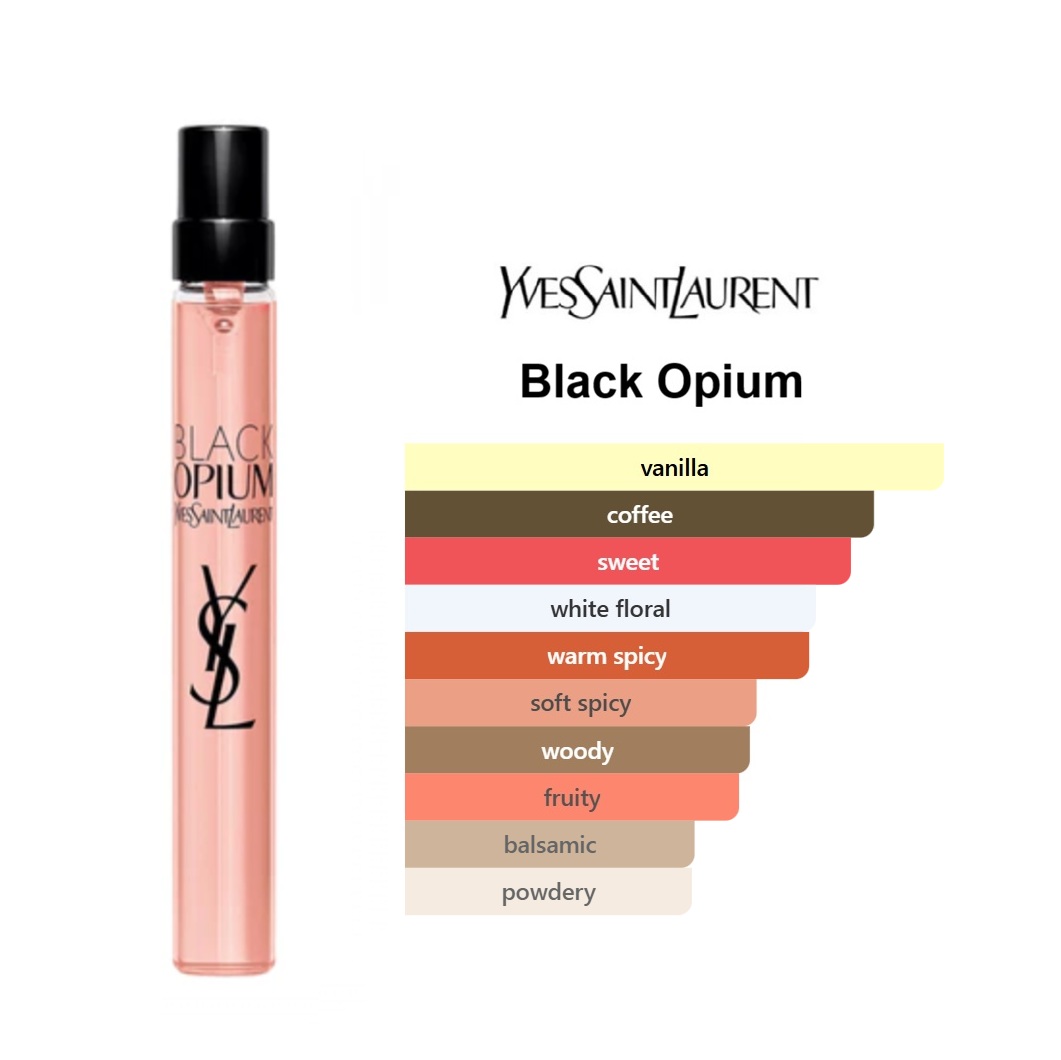 Yves Saint Laurent YSL Black Opium - 10 ml for Women - Travel Size