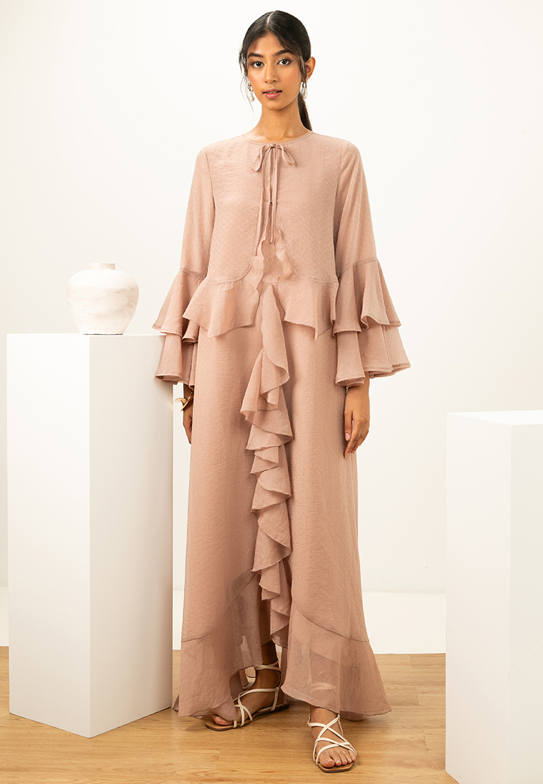Zalia Anya Maxi Flounce Dress