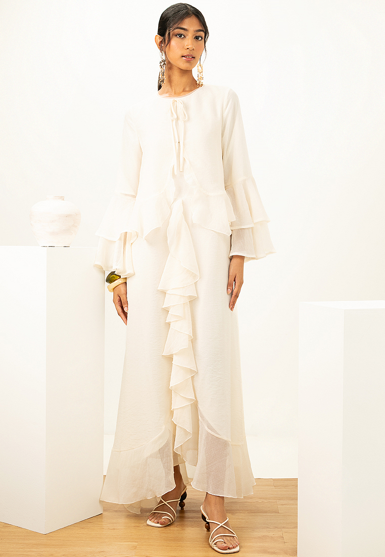 Zalia Anya Maxi Flounce Dress