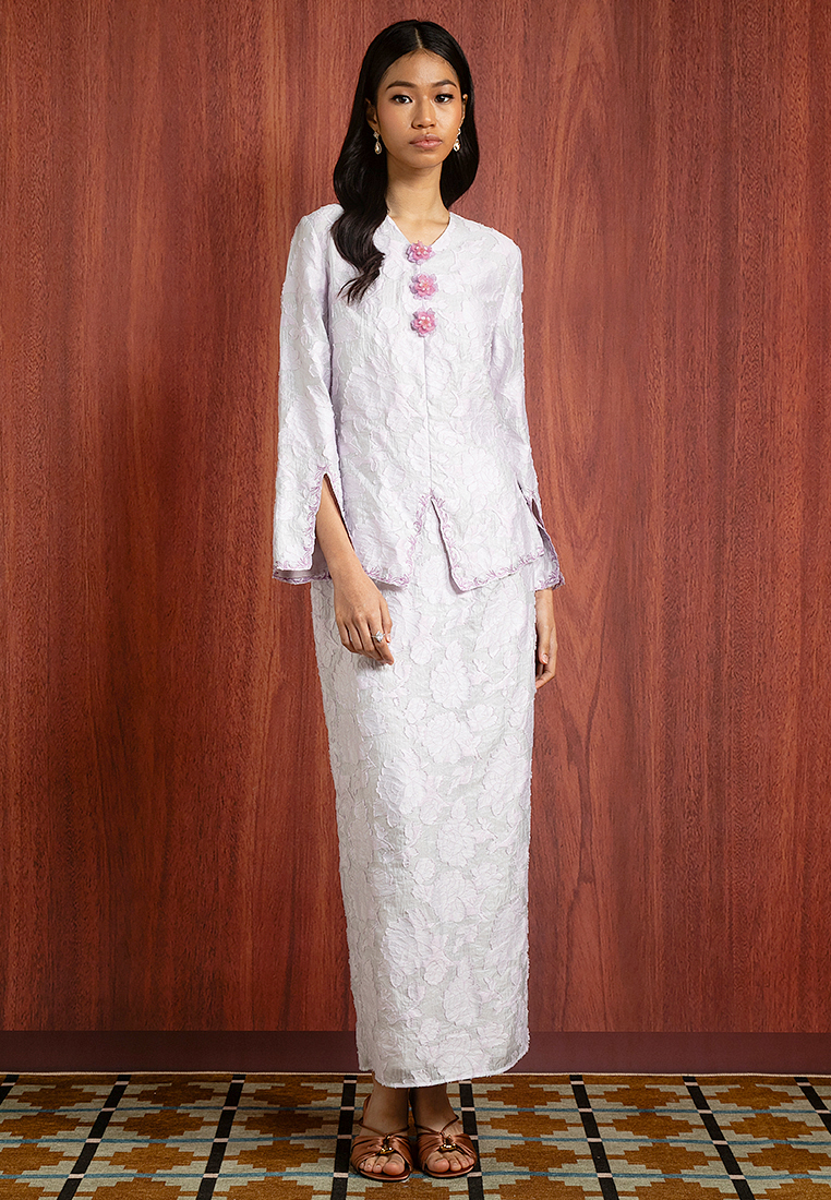 Zalia LAIKA EMBROIDERY BEADED KEBAYA SET