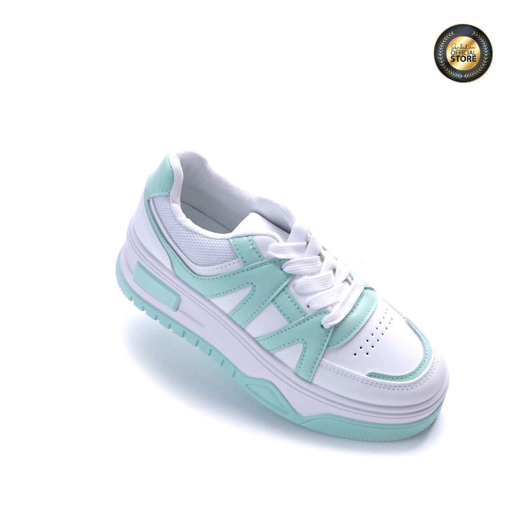 ZANDILAC LEV By Zandilac - Sepatu Sneakers Wanita Dewasa CH241321WD  - HIJAU OCEAN