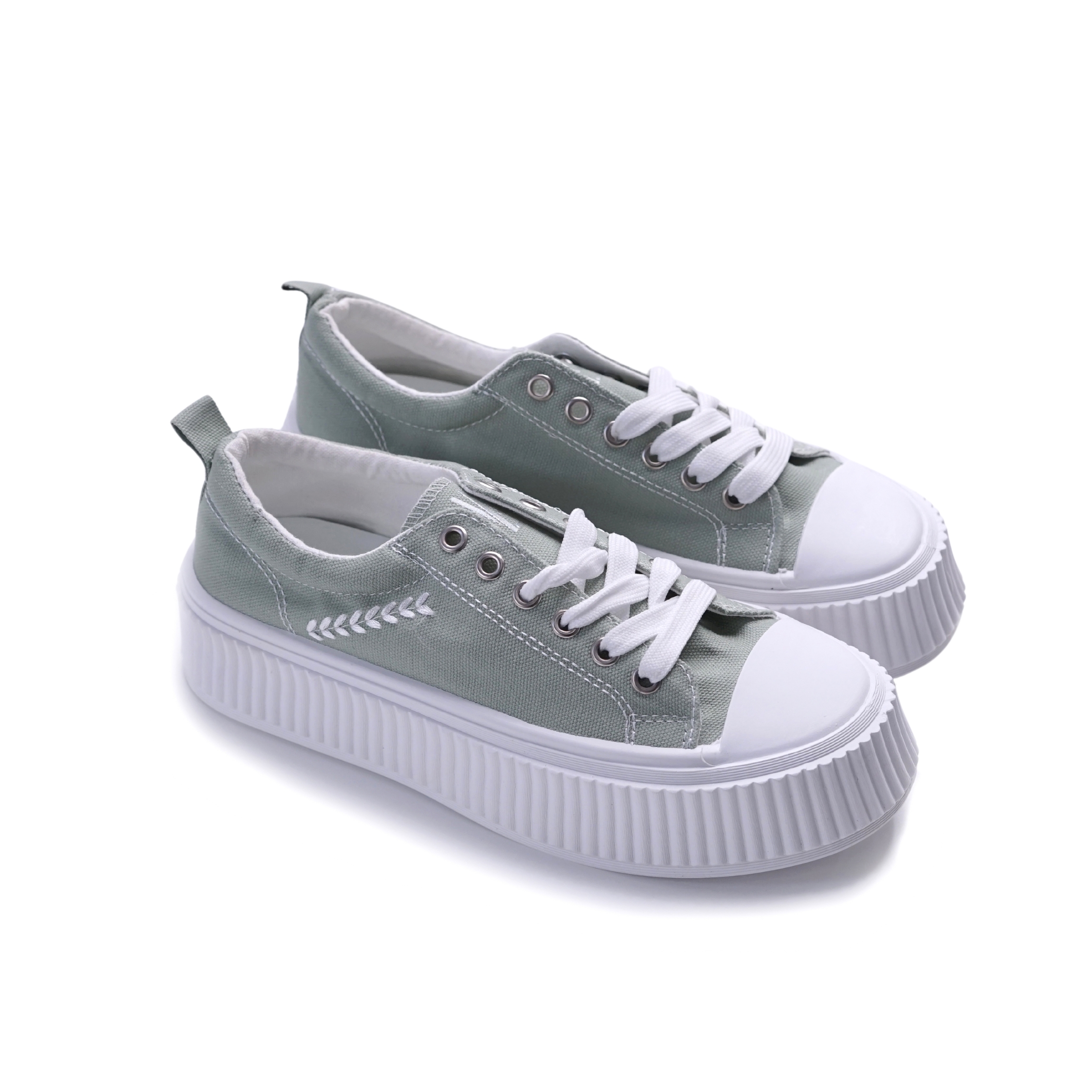 ZANDILAC LEV By Zandilac - Sepatu Sneakers Wanita Dewasa CH241272WD - HIJAU SWAMP
