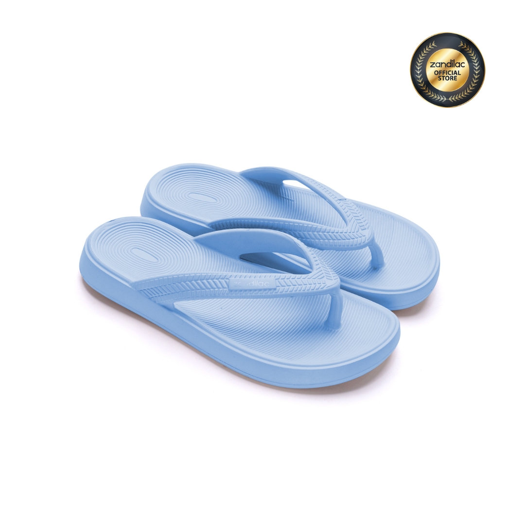 ZANDILAC - SANDAL WANITA DEWASA CH210323WD BIRU LAUT sandal jepit empuk full karet