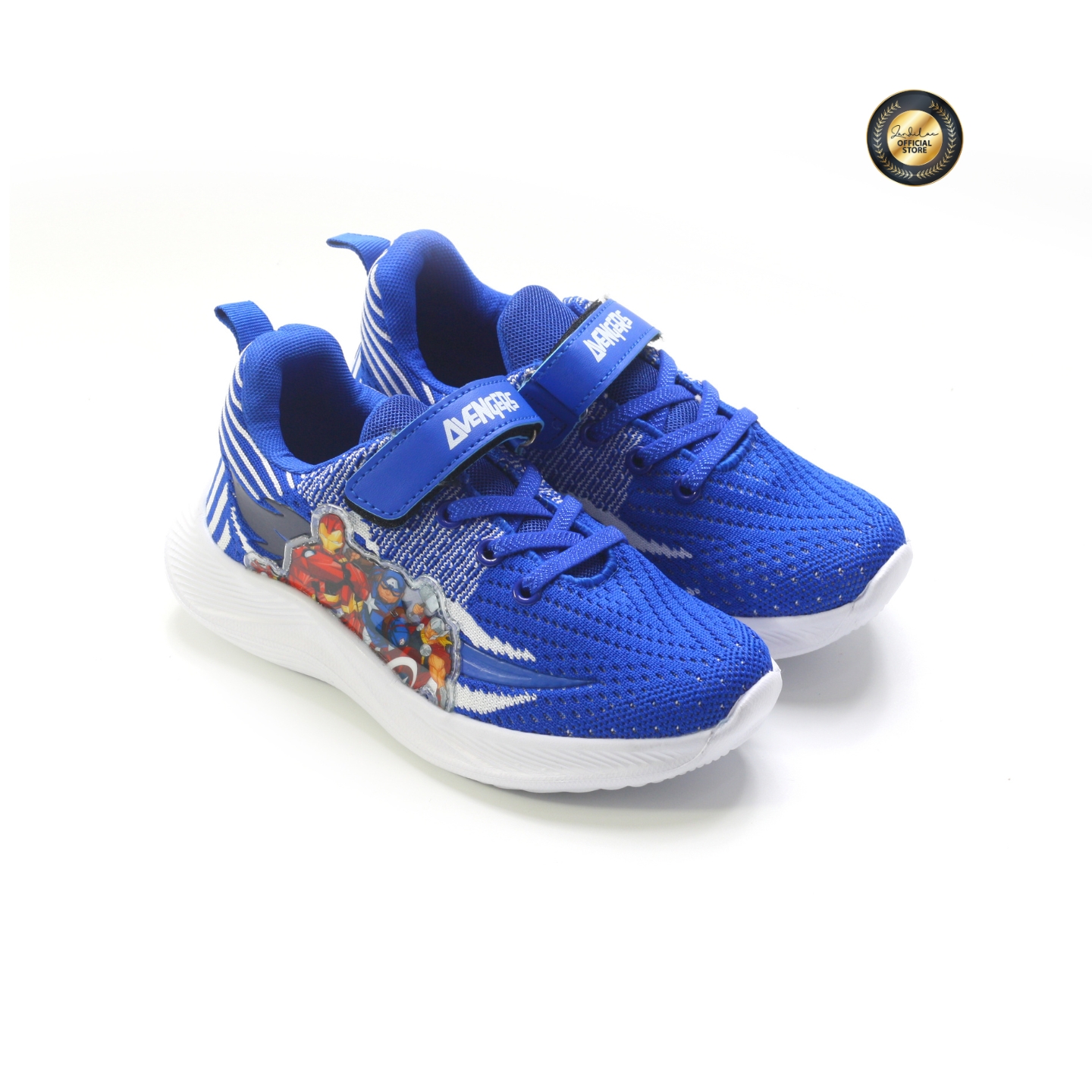 ZANDILAC AVENGERS - SEPATU SNEAKERS ANAK LAKI TANGGUNG CH340371LT BIRU by Zandilac