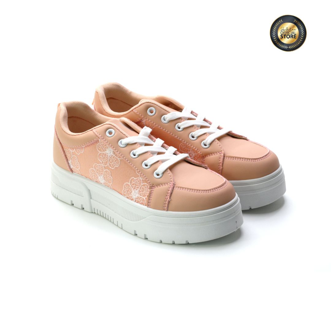 ZANDILAC LEV By Zandilac - Sepatu Sneakers Wanita Dewasa CH241269WD - MERAH MUDA