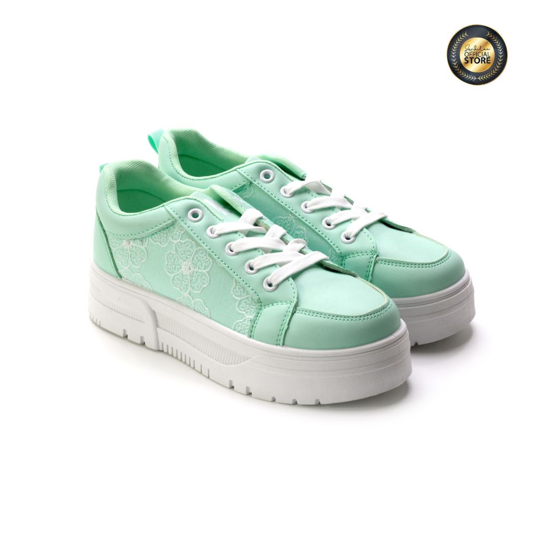 ZANDILAC LEV By Zandilac - Sepatu Sneakers Wanita Dewasa CH241269WD - HIJAU SAGE